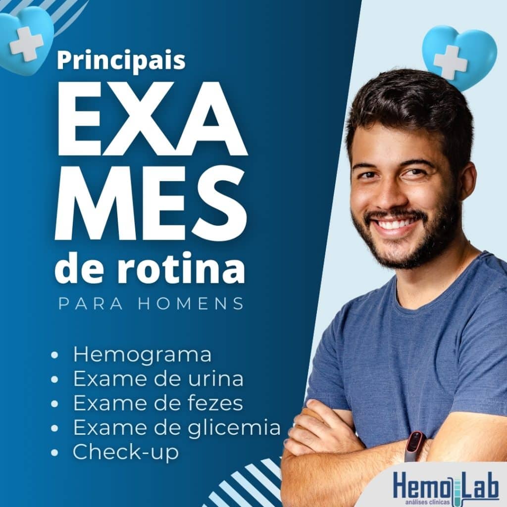 Principais Exames de Rotina para Homens: A Importância do Check-up Regular 1 Principais Exames de Rotina Para Homens - Hemolab Viçosa MG